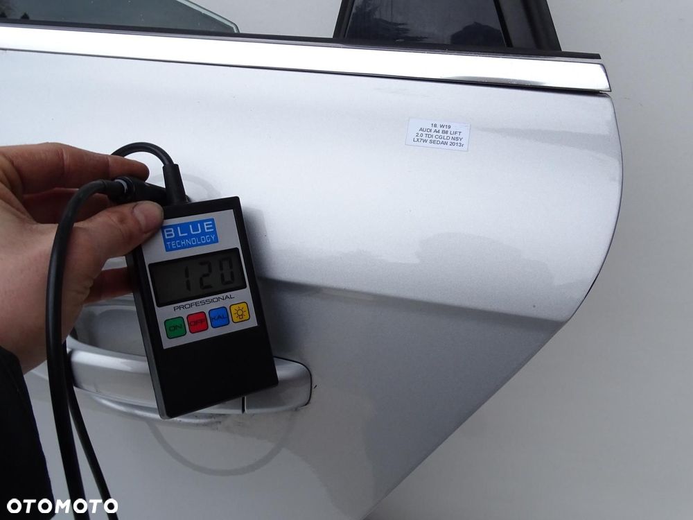 DRZWI LEWY TYŁ LEWE TYLNE LX7W  AUDI A4 B8 SEDAN 07-15r LIFT - 12