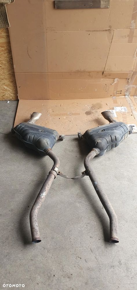 Tłumik końcowy wydech prawy lewy Mercedes ML W164 3.5 V6 A1644906001 A1644905801 - 4