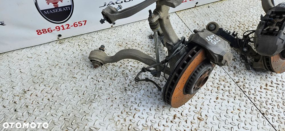 Mercedes GLC X253 3.0 350d V6 24V 4-Matic 258 KM Kompletna zwrotnica przednia prawa lewa Zawierzenie przód prawy lewy Zwrotnica Wahacze Piasta - 4