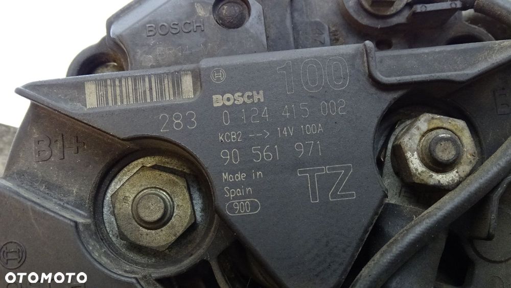ALTERNATOR 100A OPEL VECTRA C 1.6 0124415002 90561971 - 5
