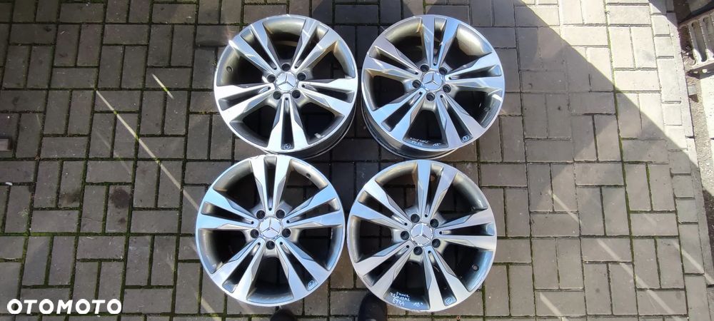 FELGI 5x112 7.5Jx18 CALI ET44 STOPNIOWANE 2x 2054012802 2x 85Jx18 CALI ET56 2054012902 MERCEDES W204 W205 I INNE KOMPLET 4 SZTUKI - 1
