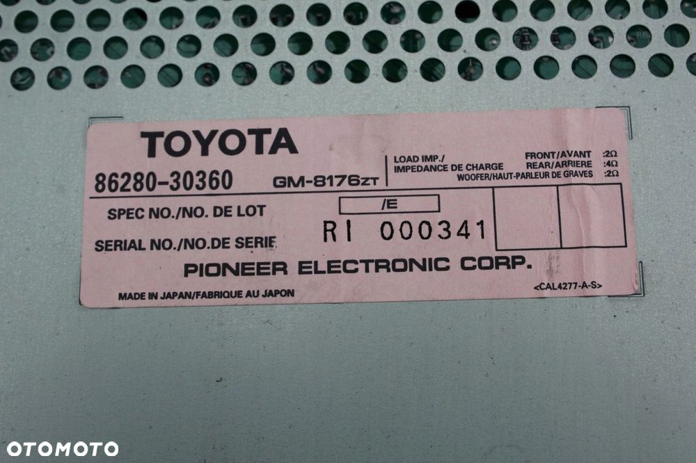 Wzmacniacz Lexus GS MK2 II Aristo 86280-30360 - 3