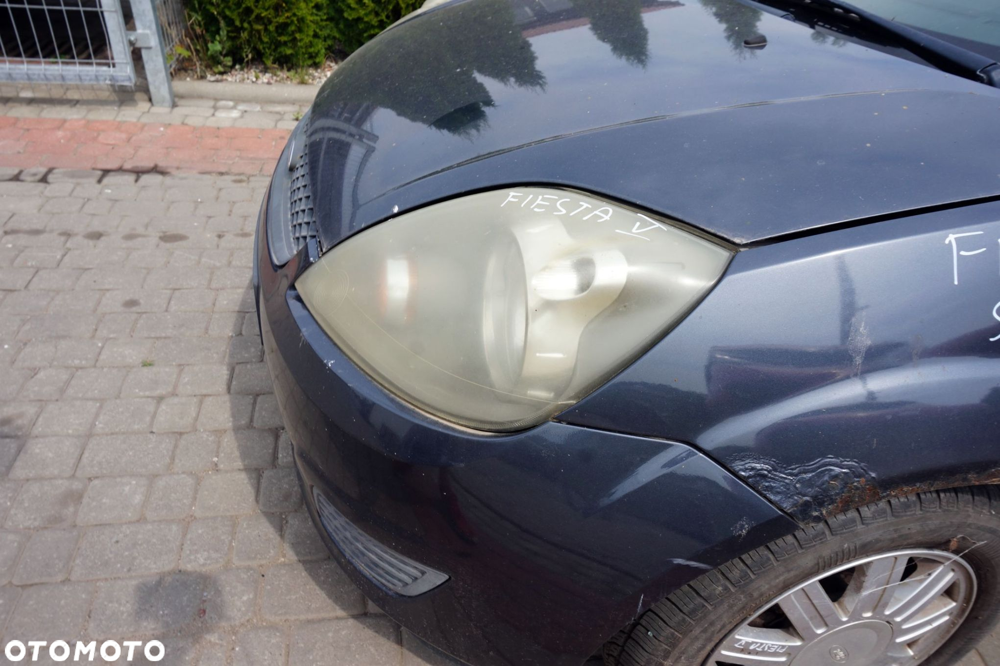 MASKA ZDERZAK BŁOTNIKI LAMPY FIESTA V MK5 LIFT S5  FORD 2005-2008 SZARY SEA GREY PRZÓD KOMPLETNY - 19