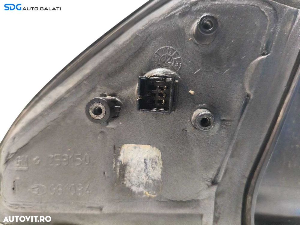 Oglinda Dreapta Electrica Opel Astra G 1998 - 2004 Cod 259150 061094 010534 Culoaere Argintiu [LR1523] - 6