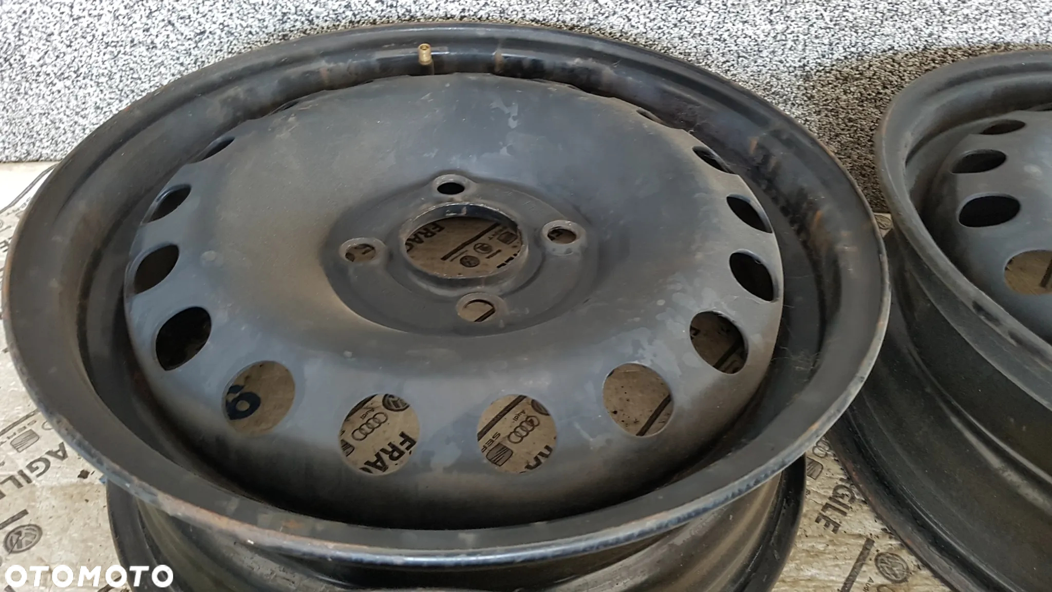 FELGI STALOWE VW 4x100 5Jx14 ET35 VW UP SKODA CITYGO SEAT MI - 6