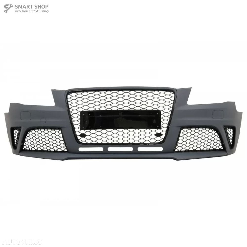 Bara Fata cu Difuzor Bara Spate si Ornamente Evacuare Audi A4 B8 Pre-F - 2
