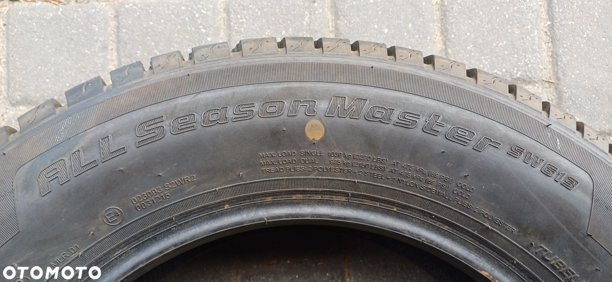 GOODRIDE 215/65R16C , pojedyńcza opona wielosezonowa. - 4