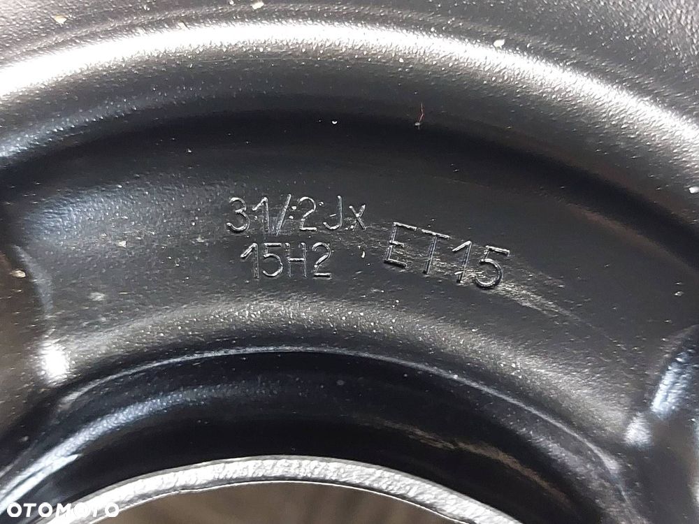 DOJAZDÓWKA 4X108 3,5Jx15 ET15 FI65,1 125/80R15 PEUGEOT 207 I - 2