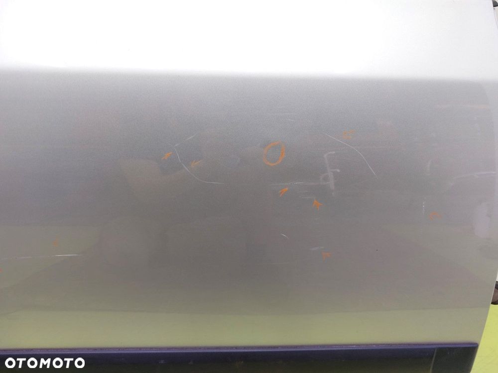 Drzwi tylne PRAWE tył SKODA FABIA II 2 LIFT 2010-2014 KOMBI LA7W SREBRNE - 4