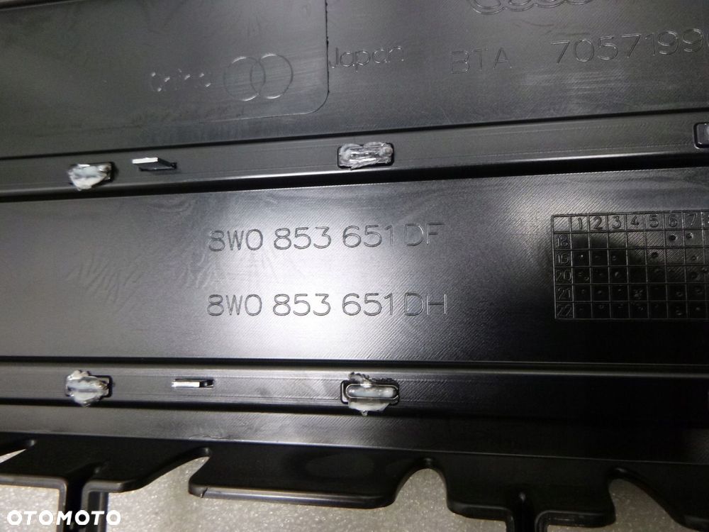 AUDI A4 B9 LIFT GRILL ATRAPA CHŁODNICY ZNACZEK CHROM / CZARNY PDC ORYGINAŁ - 14