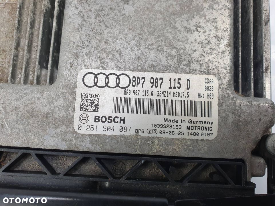 KOMPUTER SILNIKA ECU AUDI A3 8P 8P7907115D - 2