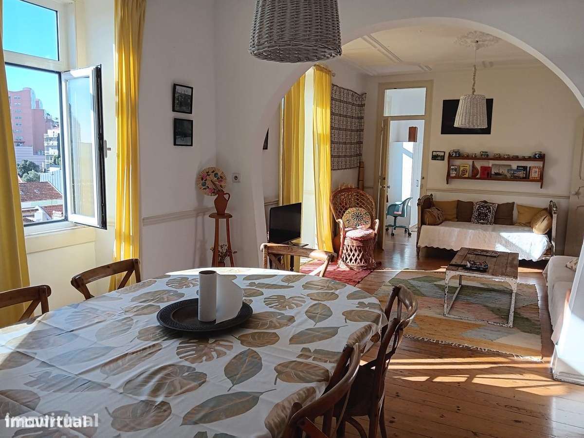 Casa de Charme no coração de Lisboa com vista de rio e sol todo o dia! - Grande imagem: 3/22