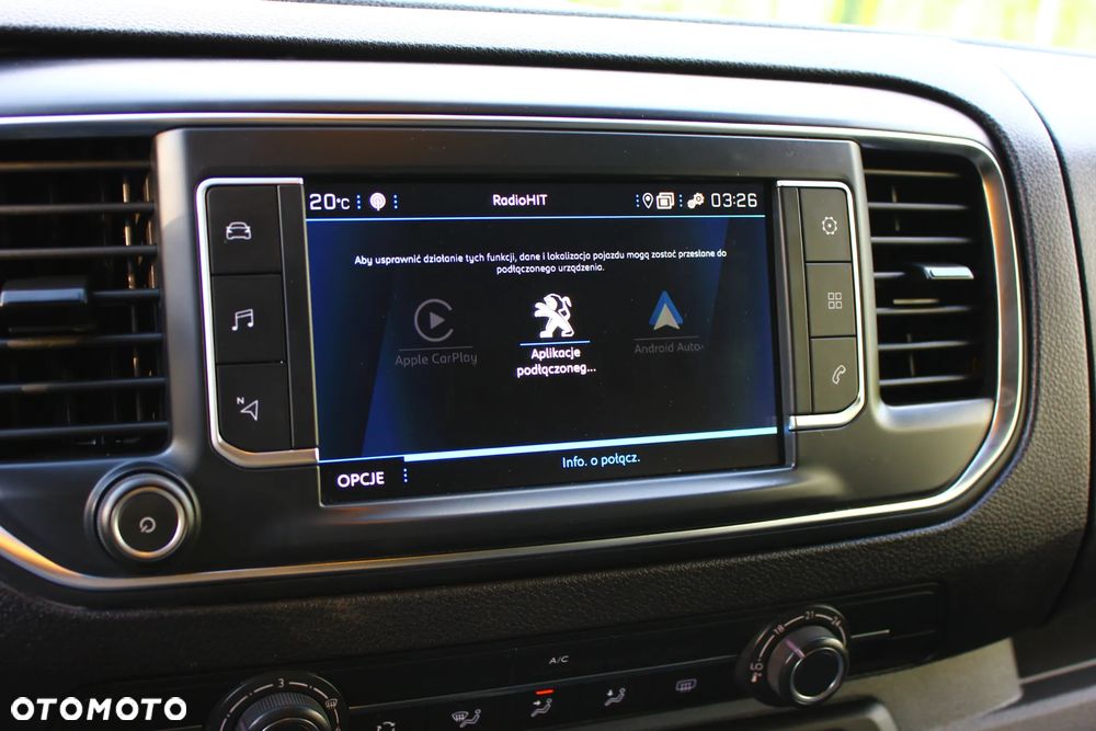 Peugeot EXPERT 2.0 122KM L3H1 BRYGADÓWKA 6 OSÓB LONG NAVIGACJA MAŁY PRZEBIEG 42 TYŚ KM  FV23% - 28