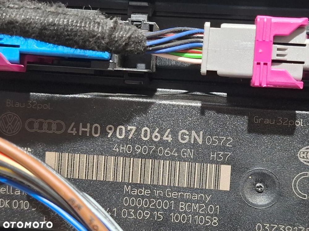 Moduł komfortu Audi A6 C7 A7 Rok 2015 nr 4H0907064GN - 2