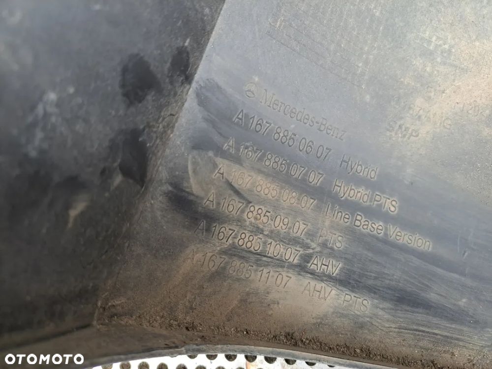 Mercedes W167 GLE AMG COUPE Zderzak Tył Tylny - 16