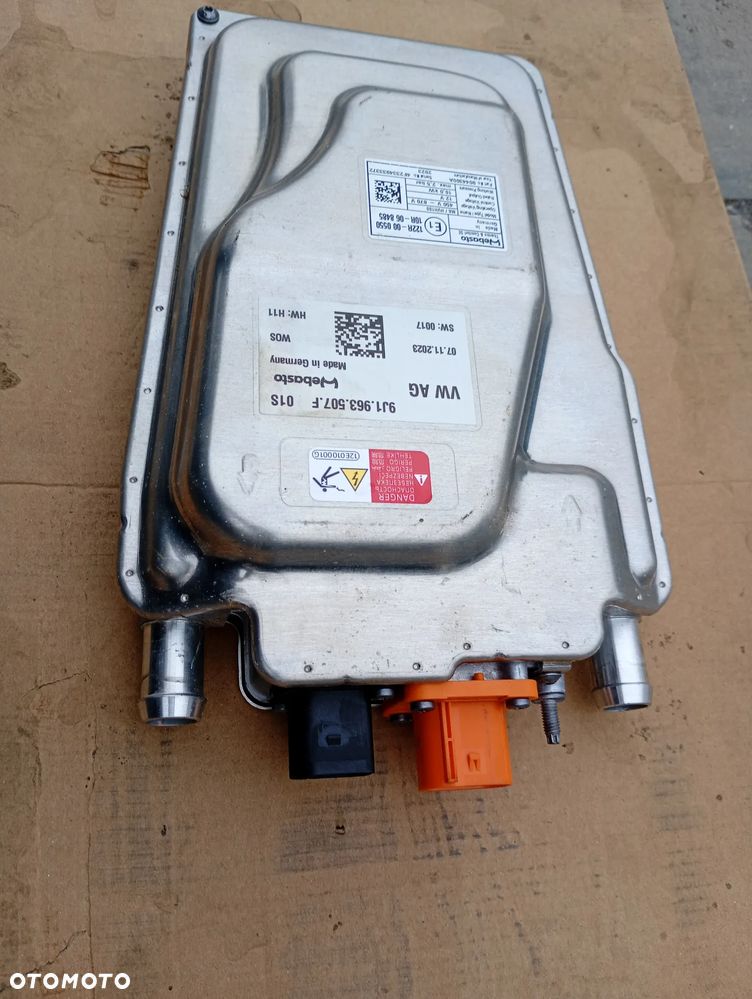 PORSCHE TAYCAN TURBO S 2023r MODUŁ STEROWNIK GRZEWCZY WEBASTO 9J1963507F NOWE - 3