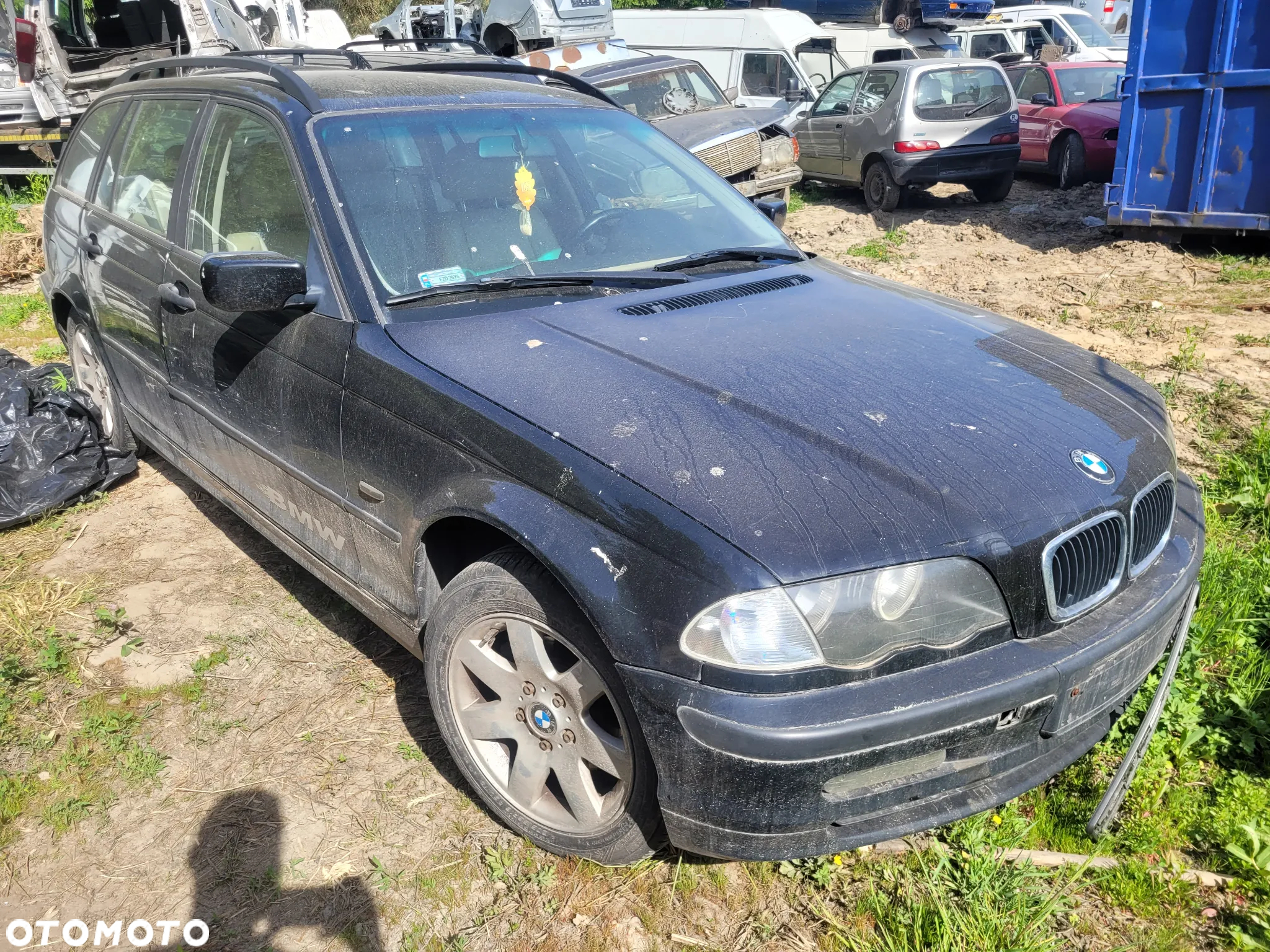 BMW E46 TOURING maska pokrywa silnika klapa bagażnika zderzak lampa reflektor pas przedni stop lampy halogeny - 2