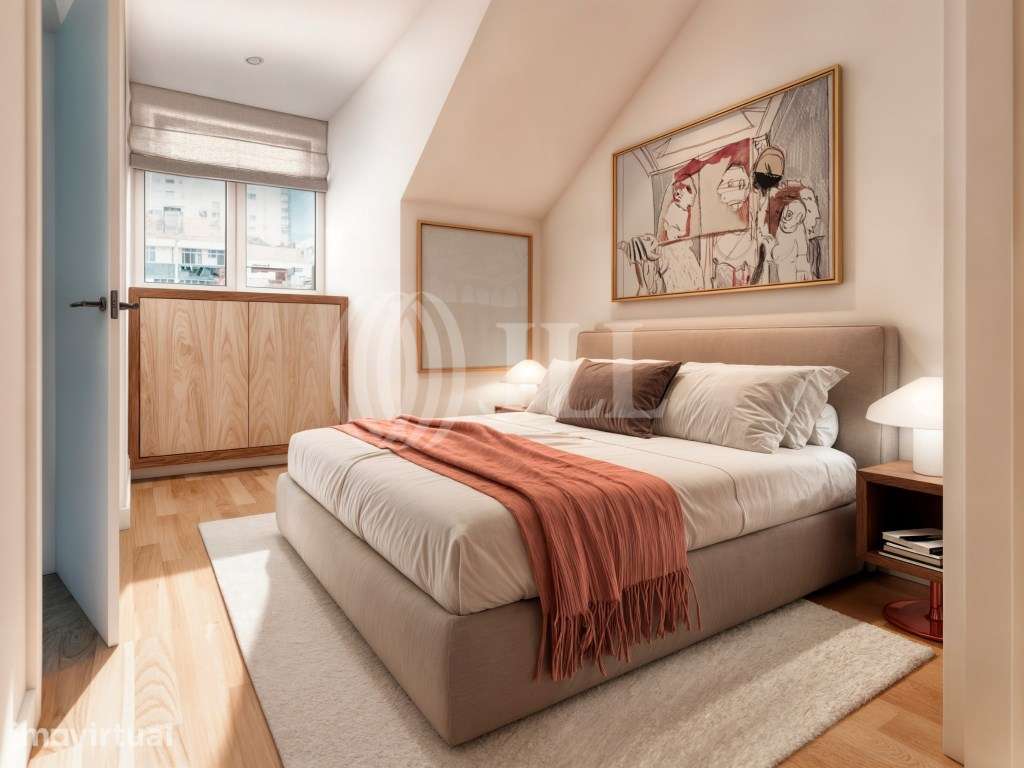 Apartamento T2, novo, no Quartier 100, nas Avenidas Novas, em Lisboa - Grande imagem: 4/20