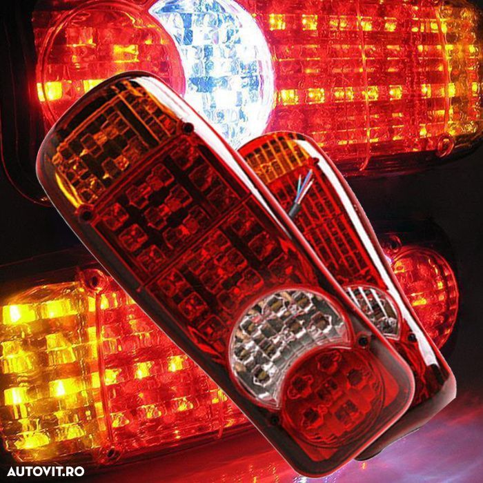 Lampa Triple LED Spate Iveco Mercedes Crafter Peugeot Citroen Renault - 1