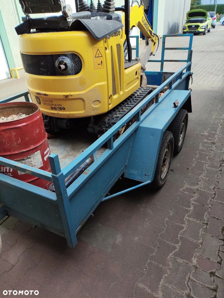 Inny Przyczepa dwuosiowa DMC 2t. pod Minikoparkę - 4