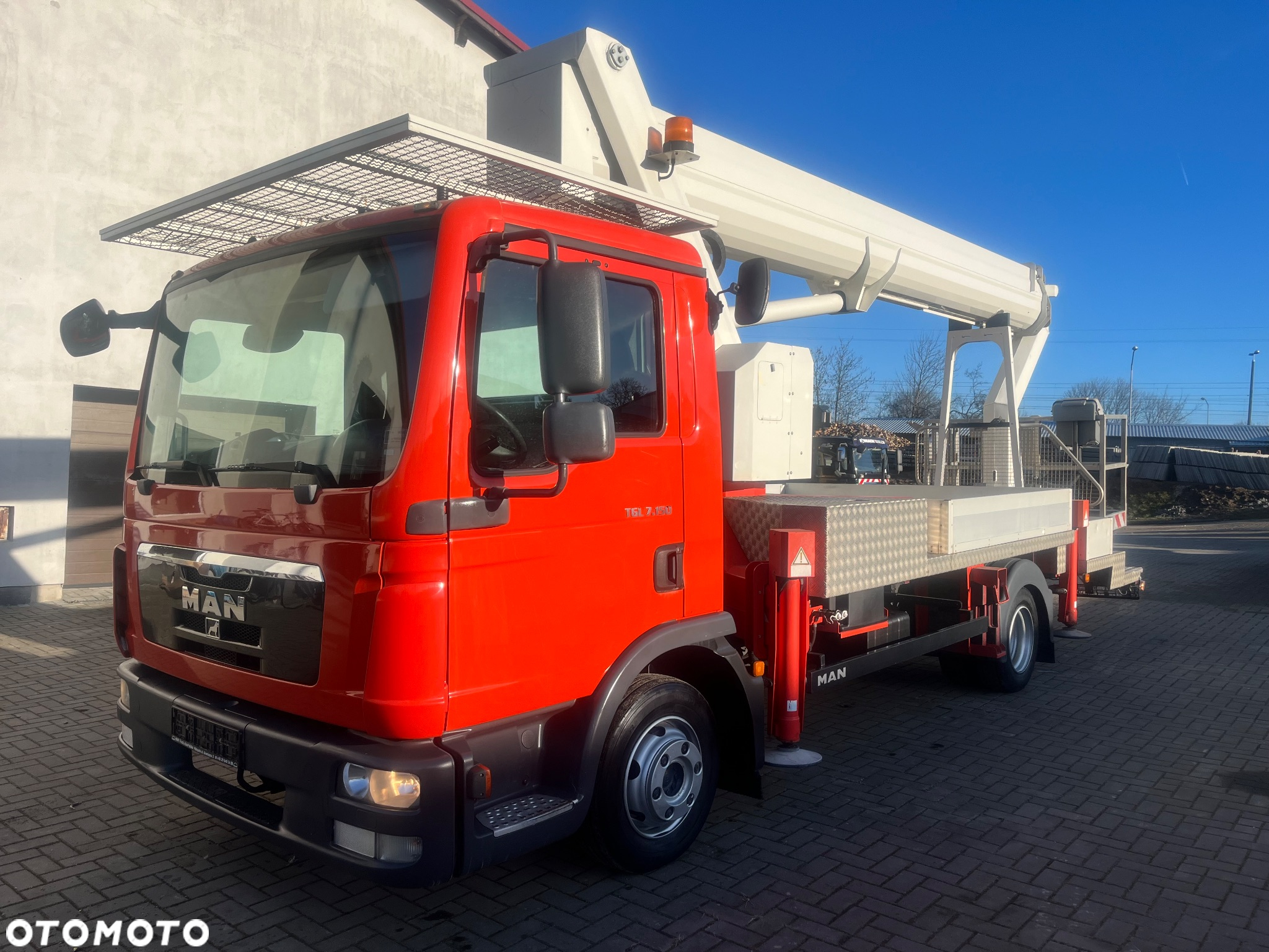 MAN Podnośnik Koszowy Zwyżka Ruthmann T330 33 Metry DmC 7500KG! 21 M w bok! UDT! Jak Wumag GsR Multitel - 7