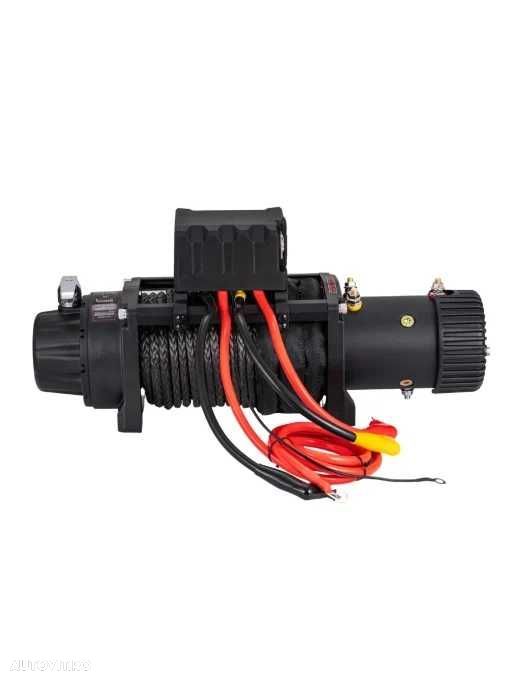Troliu electric auto EMD Winch 13500lbs (6123kg), 12V, cablu sintetic, 25m, raport 150:1 - 3