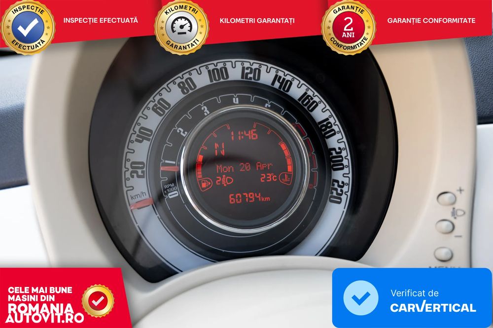 Fiat 500 1.2 Dualogic Cult - 7