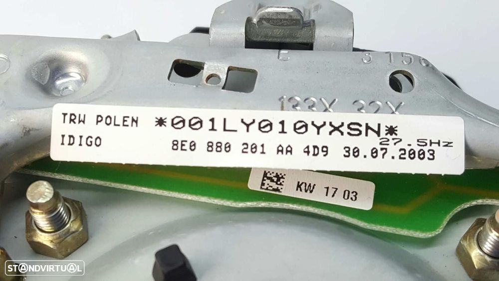 AIRBAG FRONTAL ESQUERDO AUDI A4 DESCAPOTAVEL 2003 - 2