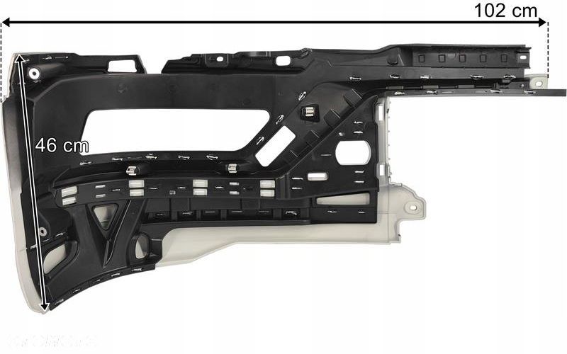 MAN TGS TG3 NAROŻNIK ZDERZAKA LEWY SZARY - 2