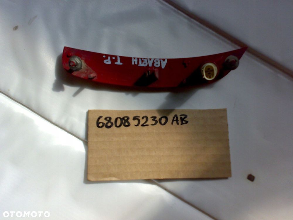 fiat 500 abarth usa obrysówka tylna prawa lampka w zderzak tył orginał - 2