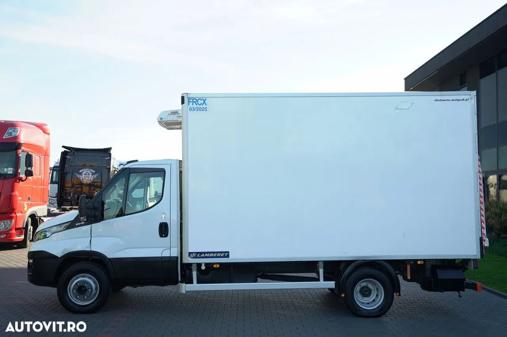 Iveco DAILY 70-150 / FRIGIDER / UNITATE THERMO KING V-300 MAX / TWIN / HIDRAULIC DHOLLANDIA / MASĂ NETĂ: 7.000 kg / 3 LOCURI - 5