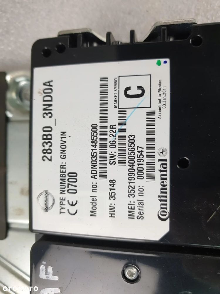 NISSAN LEAF I moduł STEROWNIK 283B0 3ND0A - 4