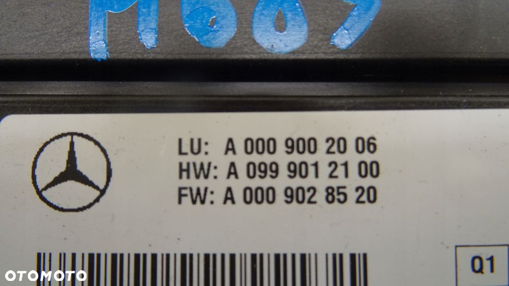 moduł sterownik radaru mercedes-benz a0009002006 nr m683 - 3