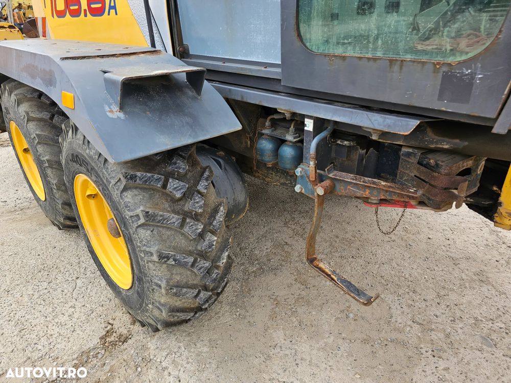 New Holland F106.6 A greder autogreder 6x6 laser complet - 11