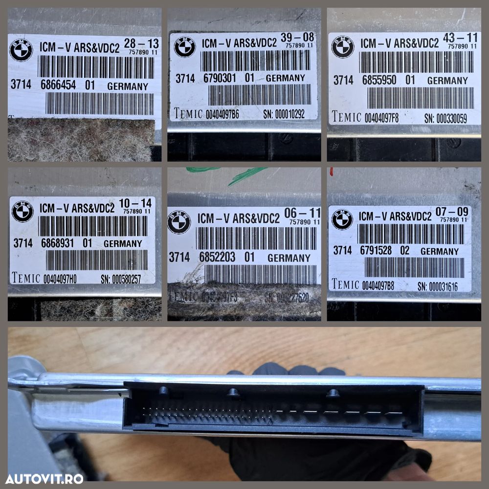 Modul suspensie perne ICM calculator suspensie VDC 2 VDC 1 originale BMW F07 F10 F12 F01 F02 F15 M F85 F16 M F86 - 4