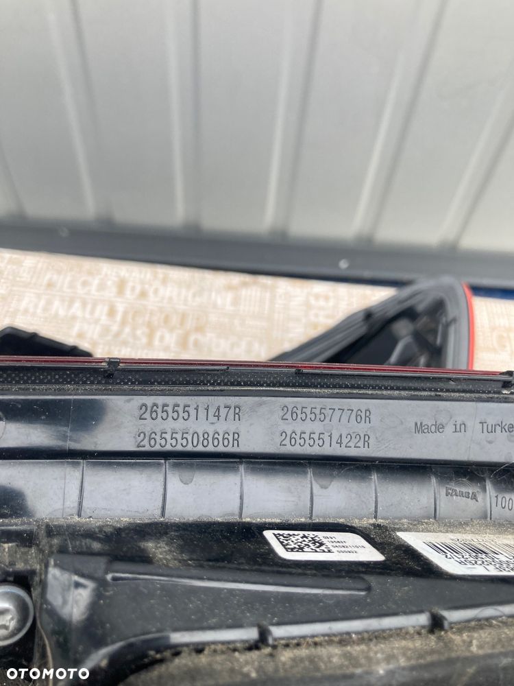 RENAULT CLIO 5 V 2 x Lampy tylne lewe  LAMPA TYLNA LEWA  W KLAPĘ I W BŁOTNIK EUROPA LEWY TYŁ LEWA strona  tylne W-wa - 12