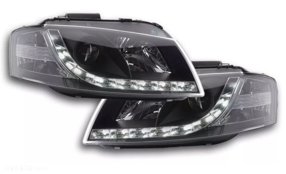 NOWE Lampy Reflektory Do AUDI A3 8P Od 2003 Do 2008 Roku + ŻARÓWKI LED - 6