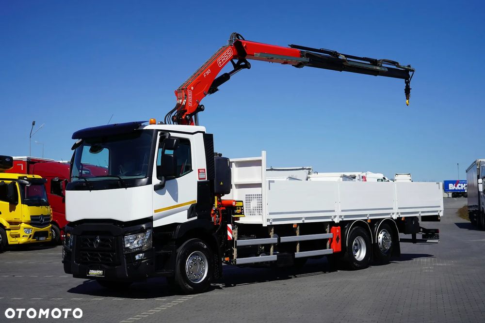 Renault C 430 / 6 X 2 / E 6 / SKRZYNIOWY + HDS / FASSI F 195 / ROTATOR / PILOT / DŁ. 8,05 M - 1
