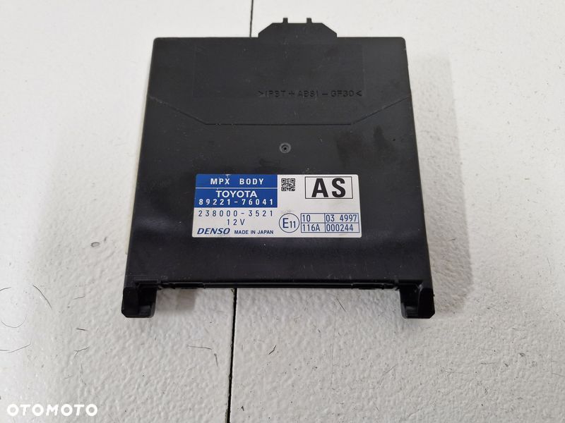LEXUS CT200 H MODUŁ IMOBILAIZERA 89221-76041 - 1