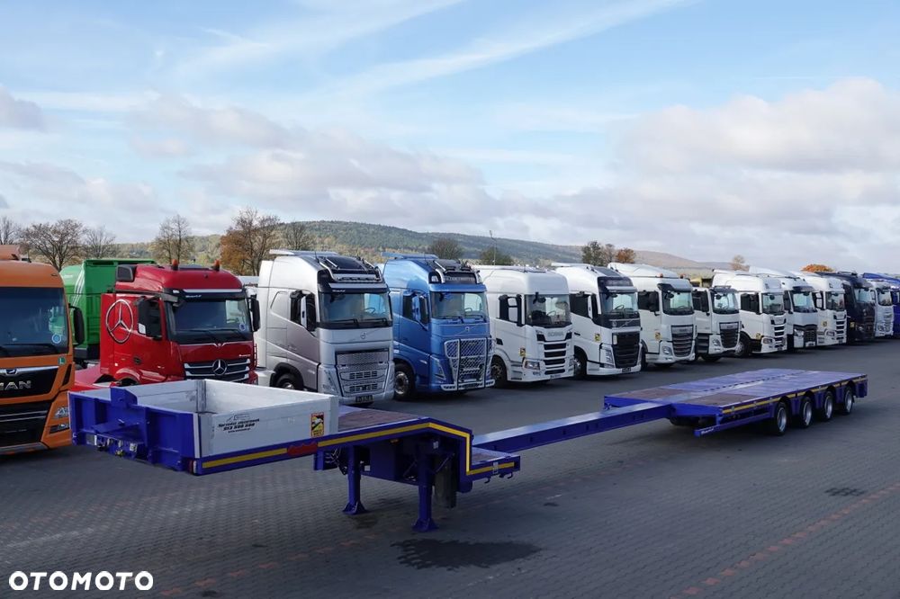 Nooteboom NISKOPODWOZIE / ROZCIĄGANA / 4 OSIOWA / OSIE SKRĘTNE / SAF - 1