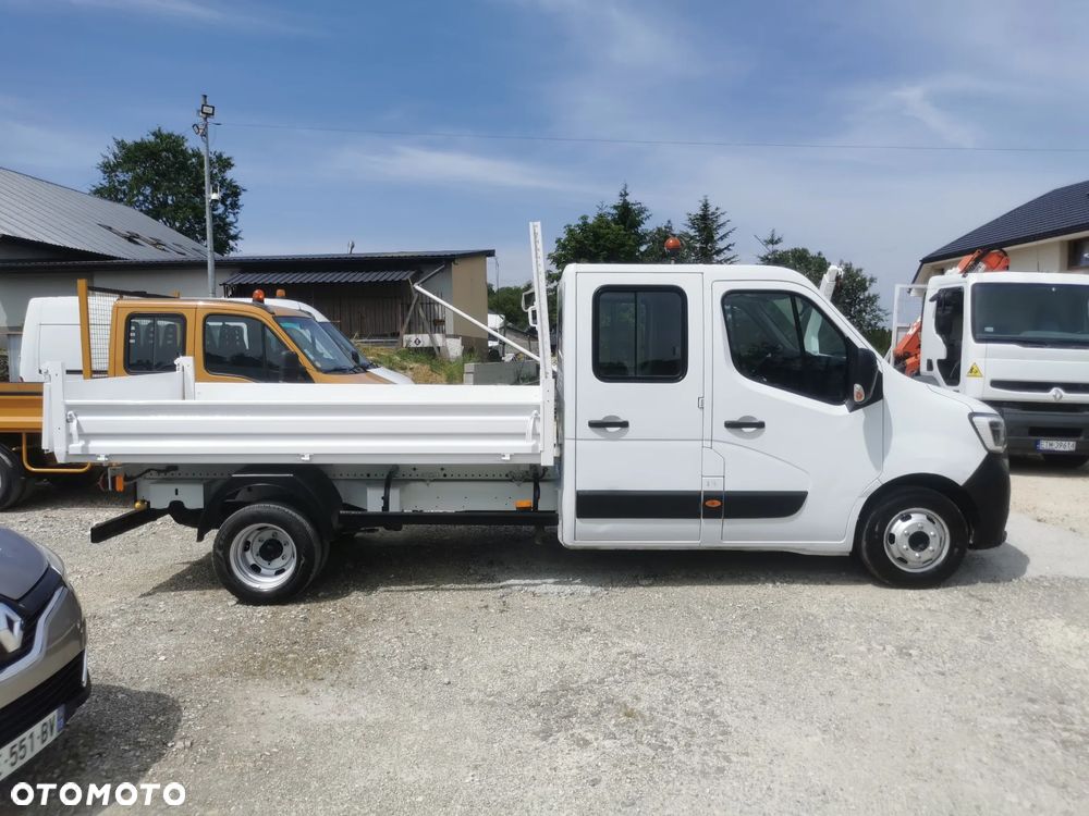 Renault Master 2.3dCi-130KM Brygadówka wywrotka 48.800km przebieg kiper doka Dubel klimatyzacja - 16