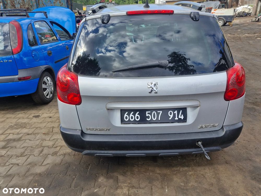 Peugeot 207 EZRC maska zderzak drzwi szyby lusterka klapa pojazd na czesci - 5