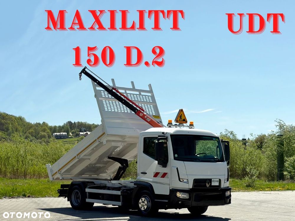 Renault D 7.5 * WYWROTKA 3,25 m * MAXILIFT 150 D.2 * STAN BDB - 1