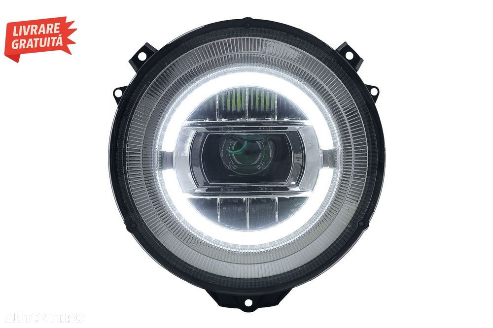 Faruri Full LED Mercedes G-Class W463 (2005-2017) Crom Facelift 2018 Design- livrare gratuita - 2