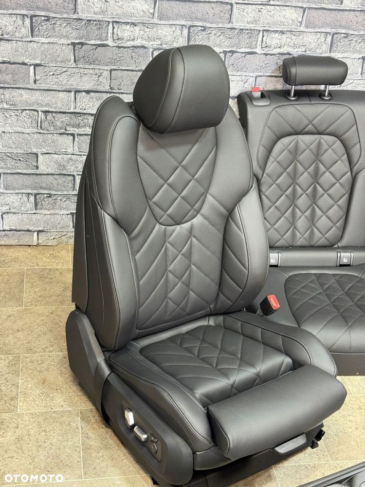 BMW X5 G05 WNĘTRZE FOTELE KANAPA BOCZKI M-PAKIET SKÓRA PODGRZEWANE SCHWARZ - 11