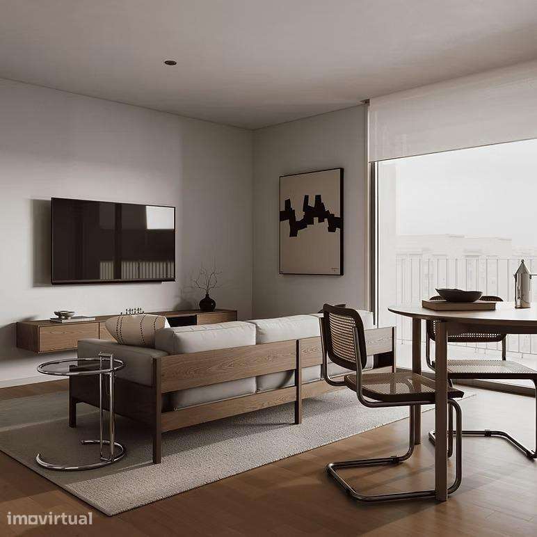 Apartamento T1 com varanda de 11 m2 no Monte da Virgem, Gaia. - Grande imagem: 3/17