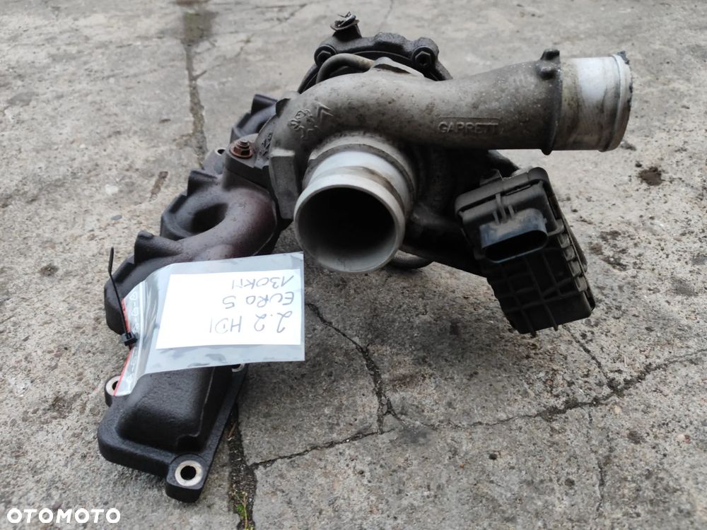 TURBO turbosprężarka GARRETT so silnika 2,2hdi EURO 5 130KM do BOXER JUMPER 11-16r