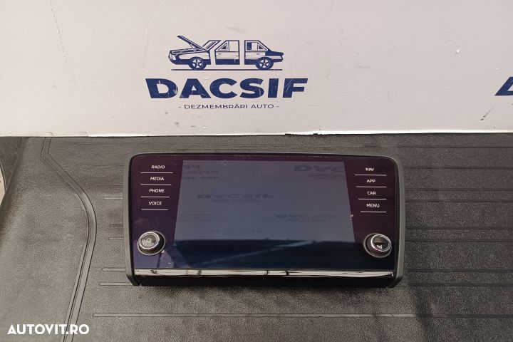 Navigatie originala 5E0919605M 5E0919605M Skoda Octavia 3 [2013 - 201 - 1