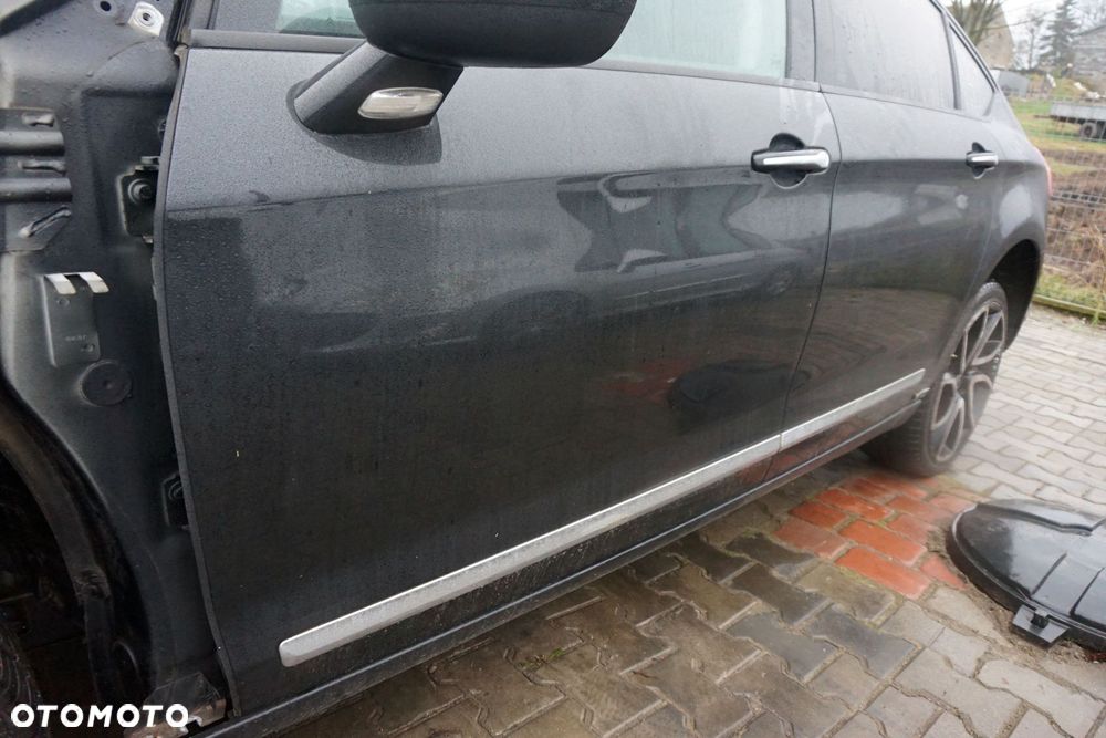 DRZWI PRZEDNIE LEWE C5 III X7 SEDAN KTVD  CZARNY CITROEN 2008-2017 - 2