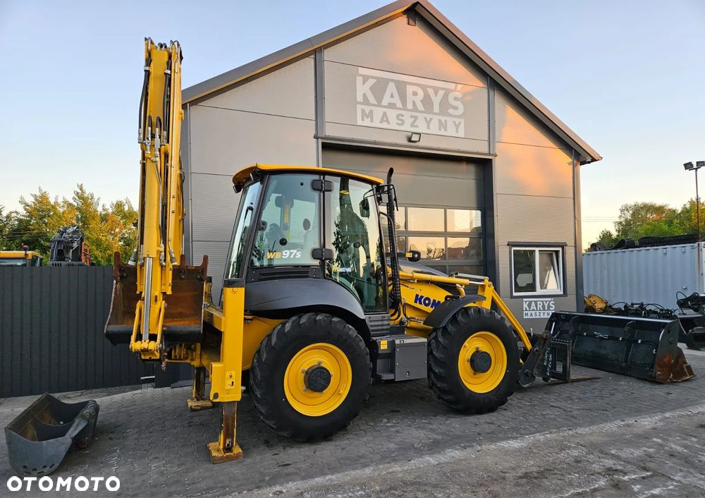 Komatsu KOPARKO-ŁADOWARKA KOMATSU WB97S 97 WB 93 WB97 97S - 26